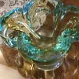 Ashtray crystal of murano
