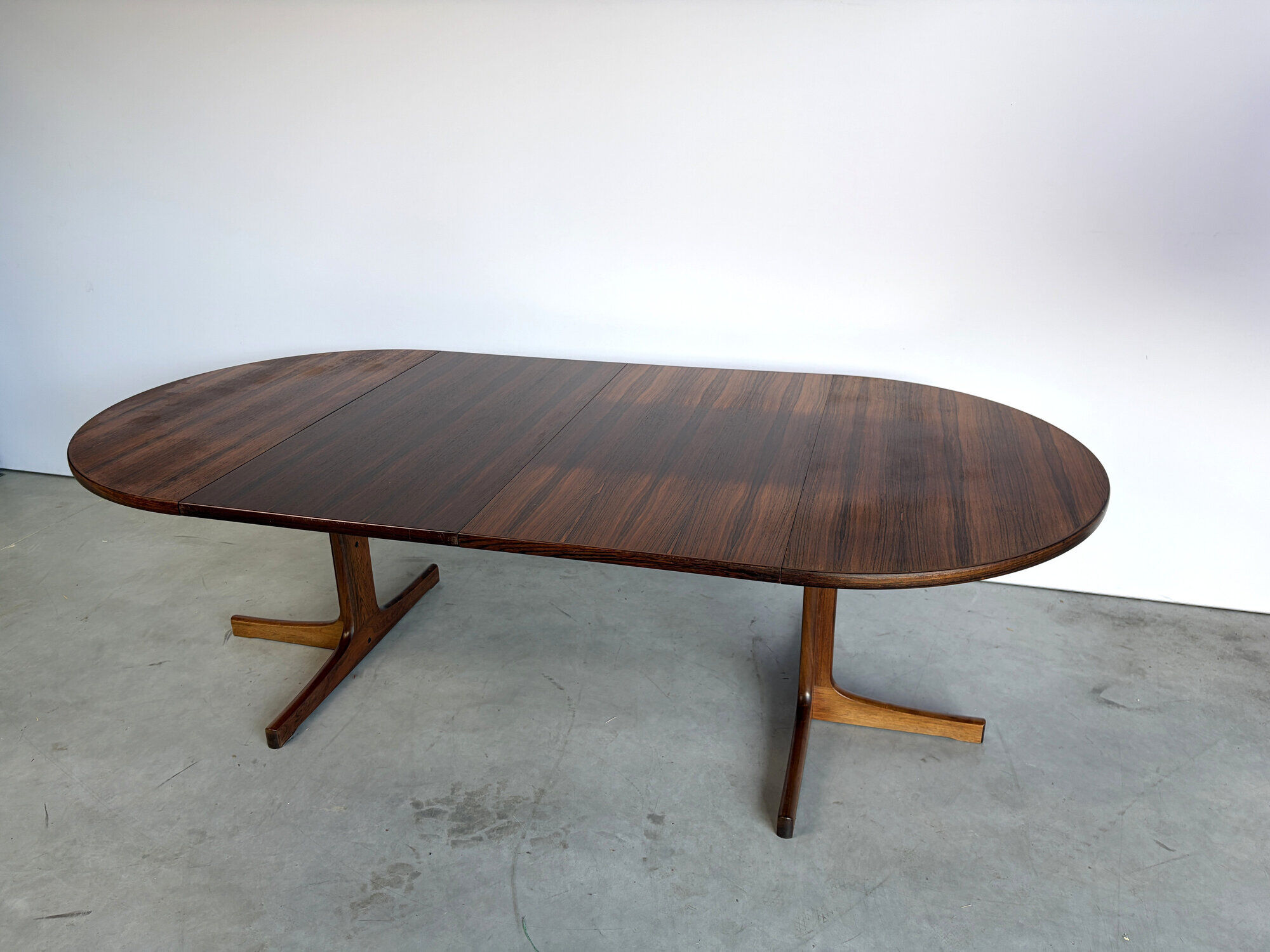 Midcentury Swedish extendable dining table in teak, 1960s