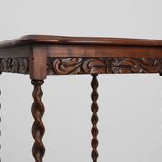 Table d'appoint ancienne en chêne français, vers 1900
