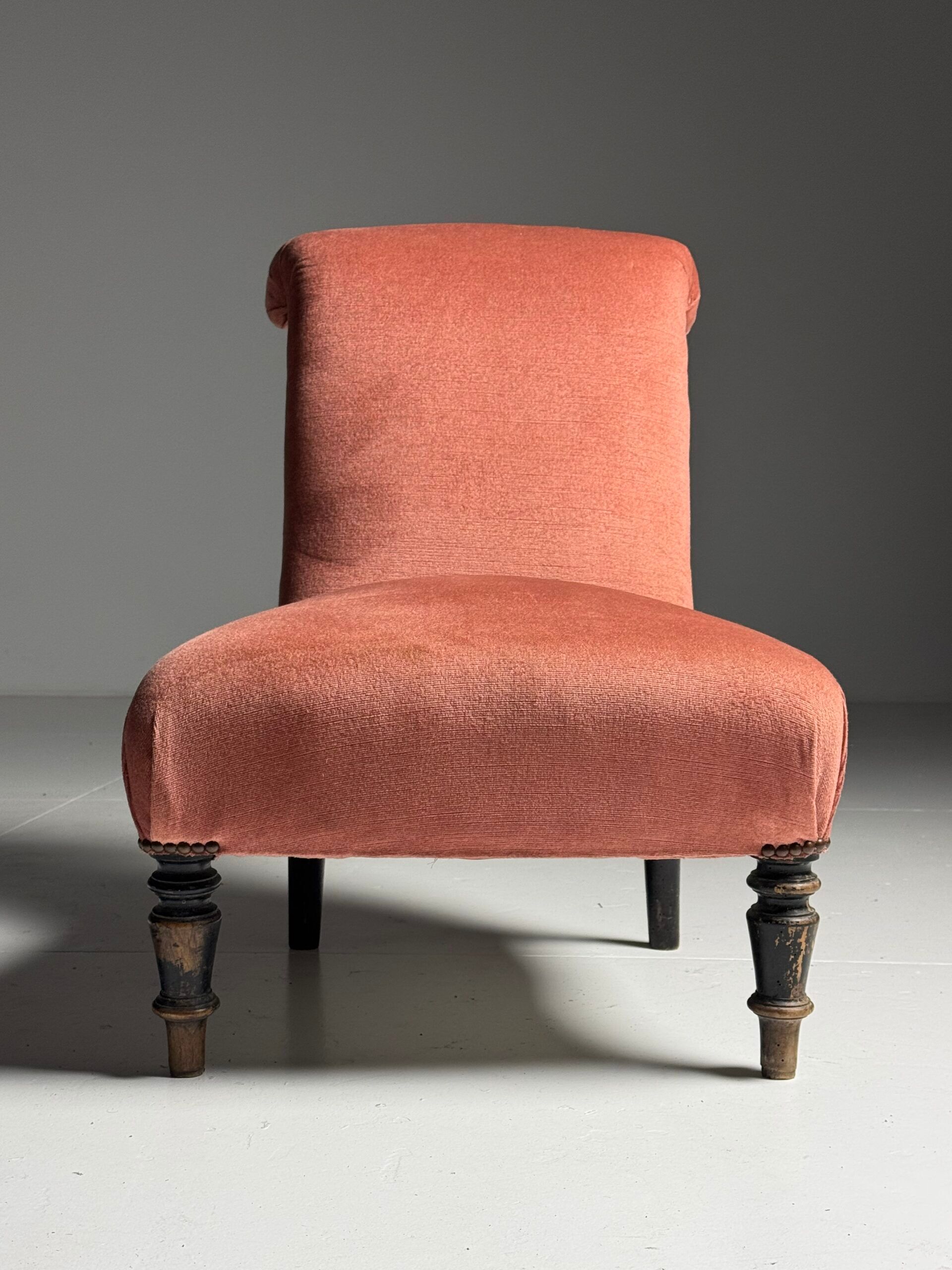 Ensemble de 2 fauteuils à pantoufles français vers 1900