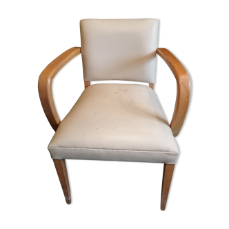 Armchair style brige hetre skai 1930 50