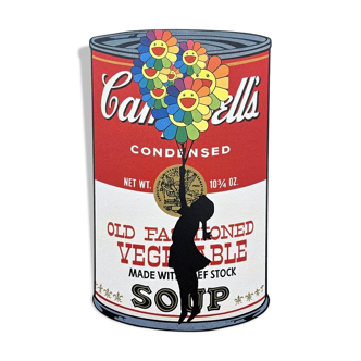 Death Nyc - Banksy Flying Balloon Girl and Campbell Soup - Limited Edition