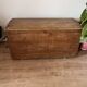 Vintage wooden trunk