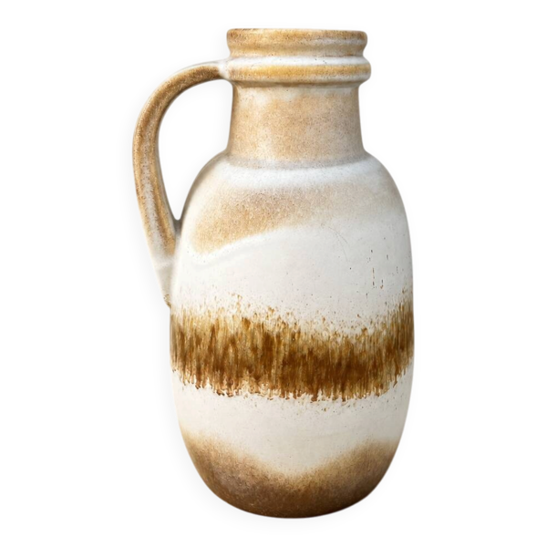 Vase West Germany en grès émaillé — Scheurich Keramik modèle 417-42