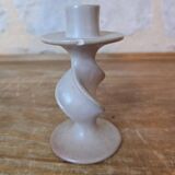 Vintage Soapstone Twisted Candlestick Duo?