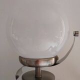 Lampe vintage Alu brossé 1990