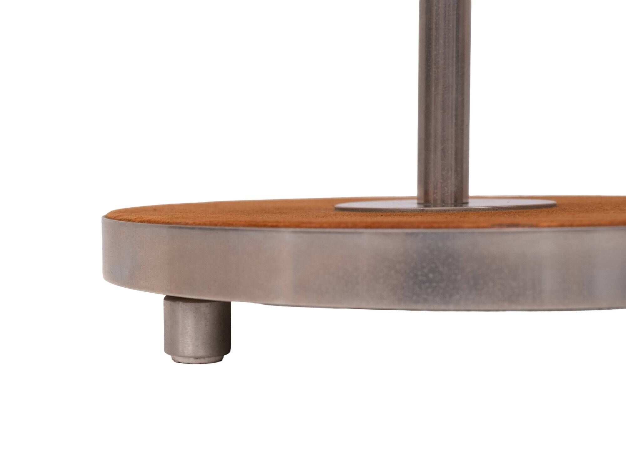 Table or Desk lamp Leather inlay attrib to J.T.Kalmer 1960s