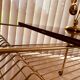 Vintage 60's vinyl side table/coffee table