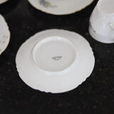 Tea set - 1930s Limoges porcelain - Signed Limoges