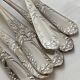 Set of 8 forks in SFAM silver metal