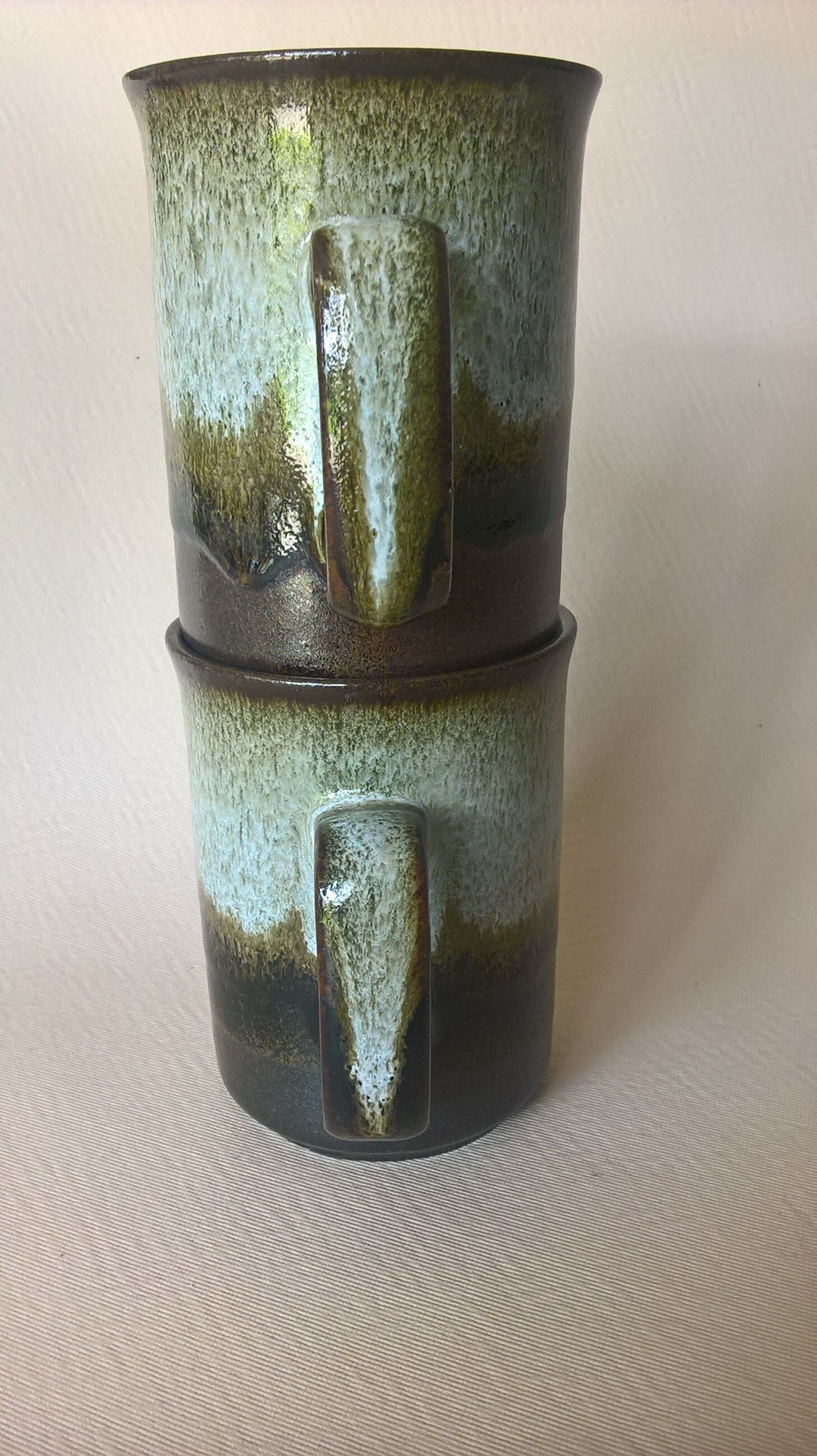 Quatre tasses en grès écossais Dunoon