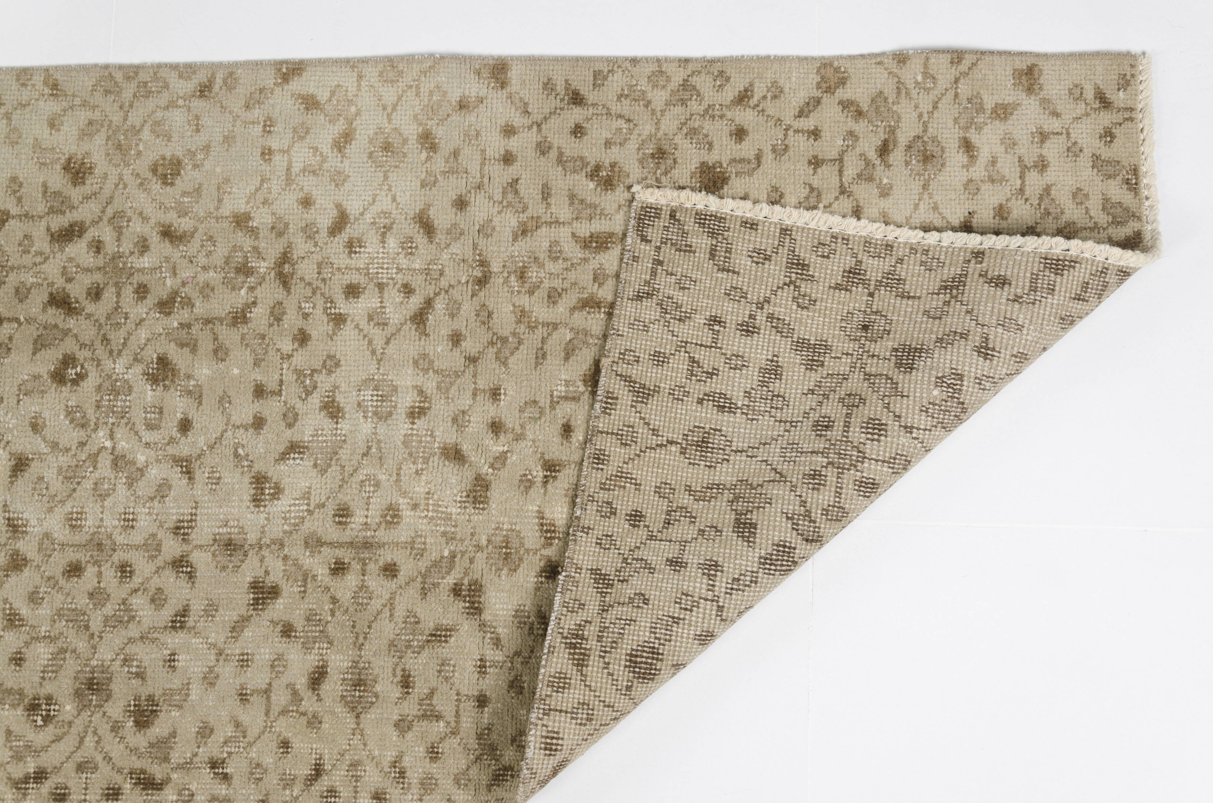 Oushak Pastel Hallway Runner Rug sku 1097