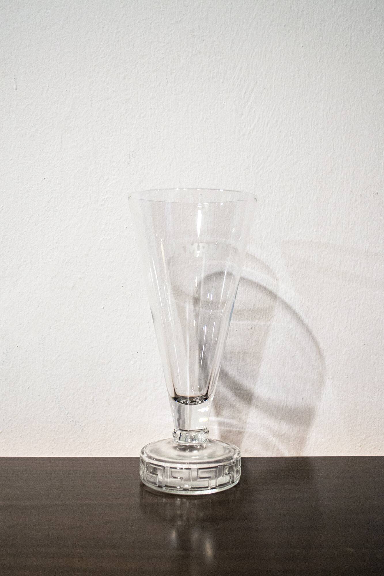 Set di 6 bicchieri campari long drink "greca" di matteo thun per alessi, italy, 1980s