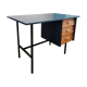 Bureau vintage en bois et métal