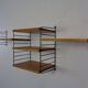 Swedish Ash and Metal Wall Unit by Kajsa & Nils Nisse Strinning for String, 1950s, Set of 9