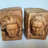 Pair of bookends musicians composers