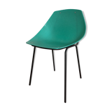 Chair blue shell of Pierre Guariche