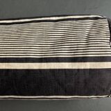 19th ticking canvas cushion with 80cm mattress striped