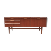 Row of the 1960s teak