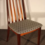 Ensemble 1970 de 4 chaises et 2 fauteuils