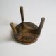 Wa-Hehe tribal carved tripod stool, Tanzania 1950s