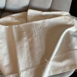 Embroidered linen/cotton sheet. Ancient