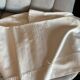 Embroidered linen/cotton fabric. Antique.