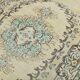 Tapis persan oriental vert clair et jaune 5x8, 165x238 cm