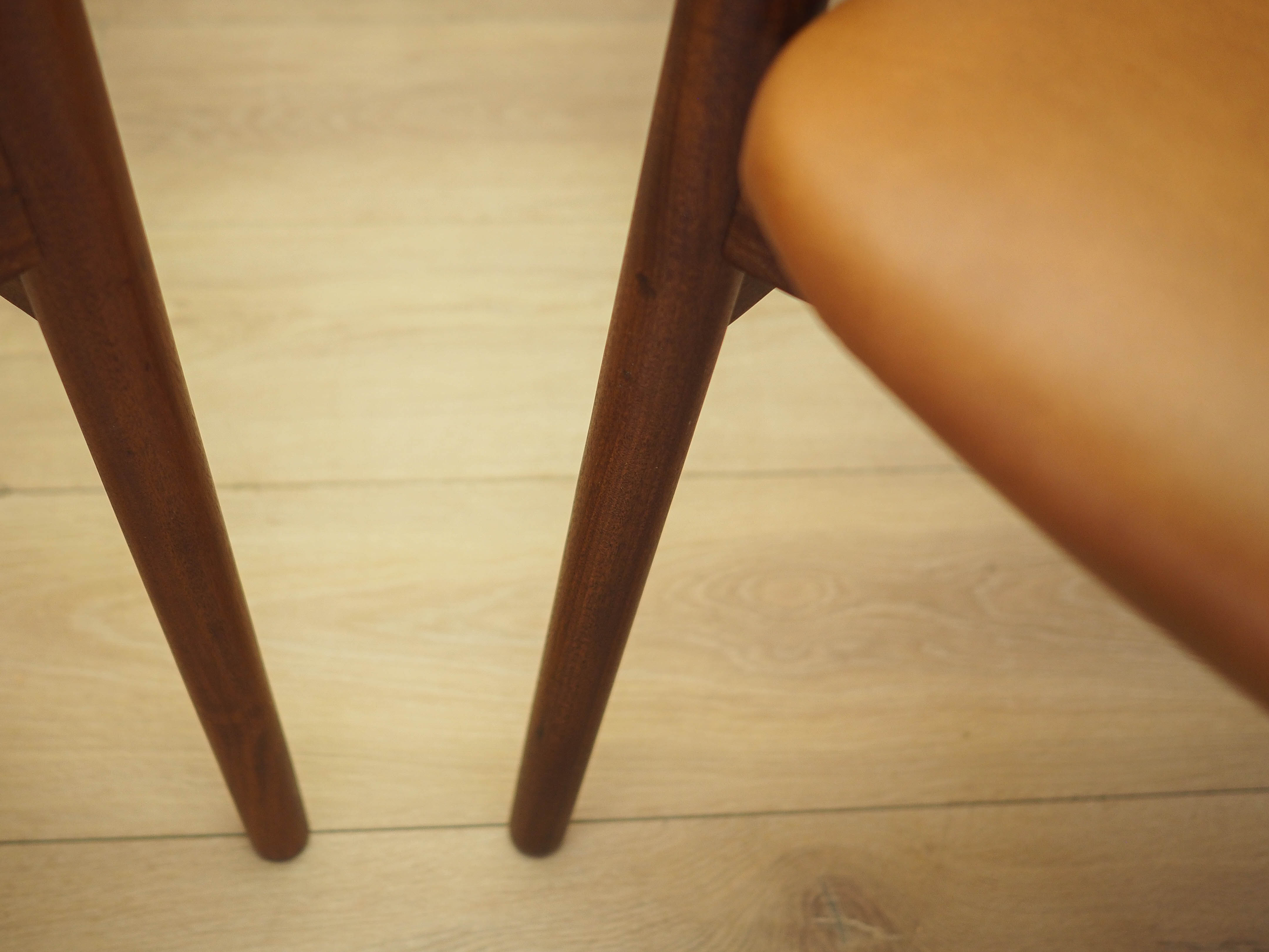 Set of six teak chairs, Danish design, 1970s, made in Denmark