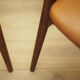 Set of six teak chairs, Danish design, 1970s, made in Denmark
