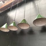 Enamelled sheet metal cone suspensions