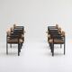 6 chaises de salle à manger par Jean Batenburg pour MI années 1970