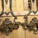 Paire d’appliques en bronze  doré  style LXV