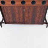 Knud Bent dry bar in rosewood Dyrlund Denmark 1960