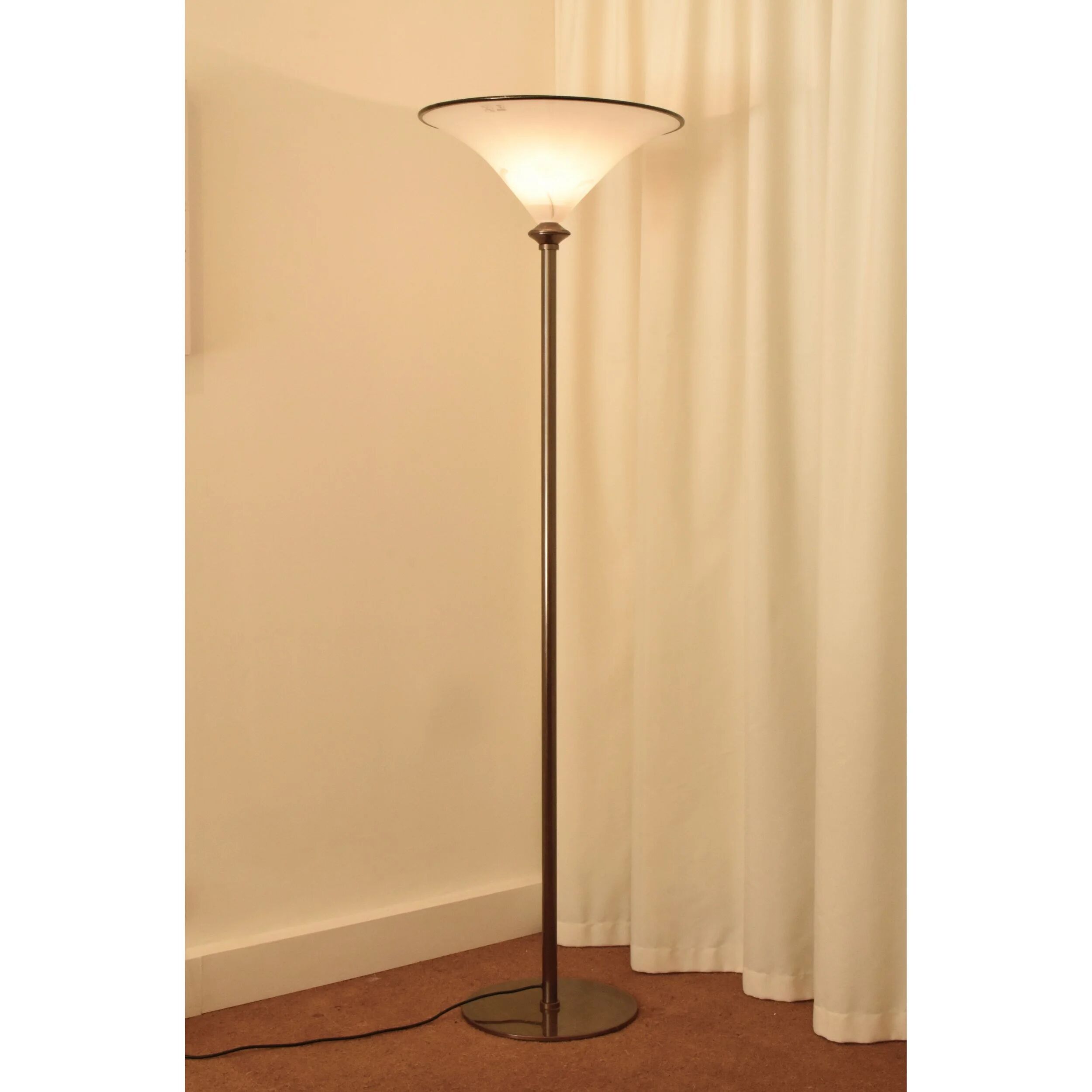 Lampadaire en verre de Murano Barovier & Toso