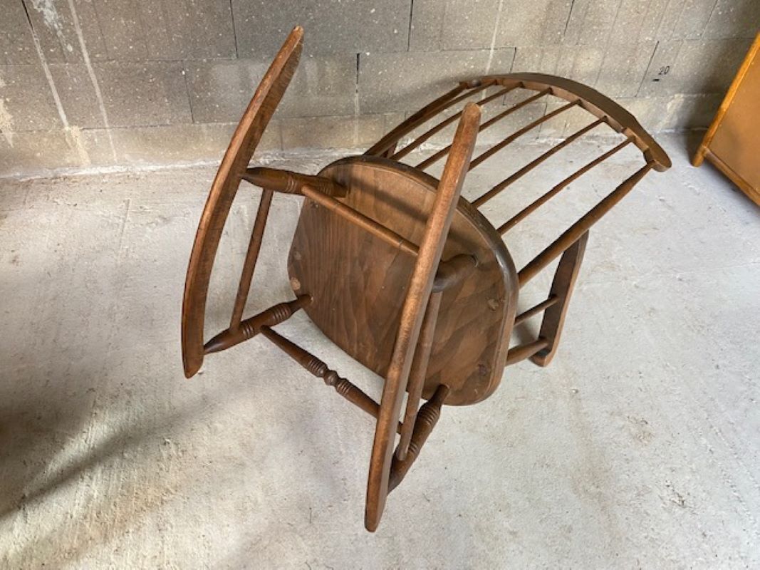 Rocking chair by stol kamnik yugoslavia vintage 1960s