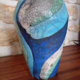 Signed ceramic vase
