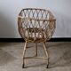 Vintage rattan cradle