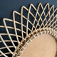 Rattan sun mirror 27cm