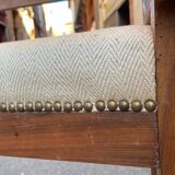 Paire de banquettes de billard noyer XIXe