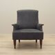 Grey armchair, Italian design, 1970s, production: Italy