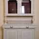 pretty white lacquered Renaissance style sideboard circa 1850