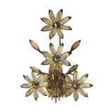 Wall lamp flowers gilded