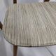 Suite de 6 chaises vintage 1950