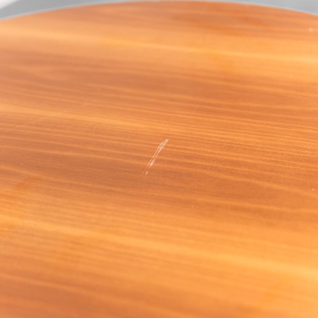 Coffee table in wood metal tubular 50s vintage