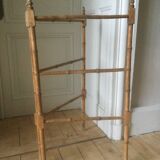 Old wooden towel rack