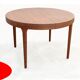 Danish round table by Oluf Th. Larsen Scandinavian teak vintage 1960