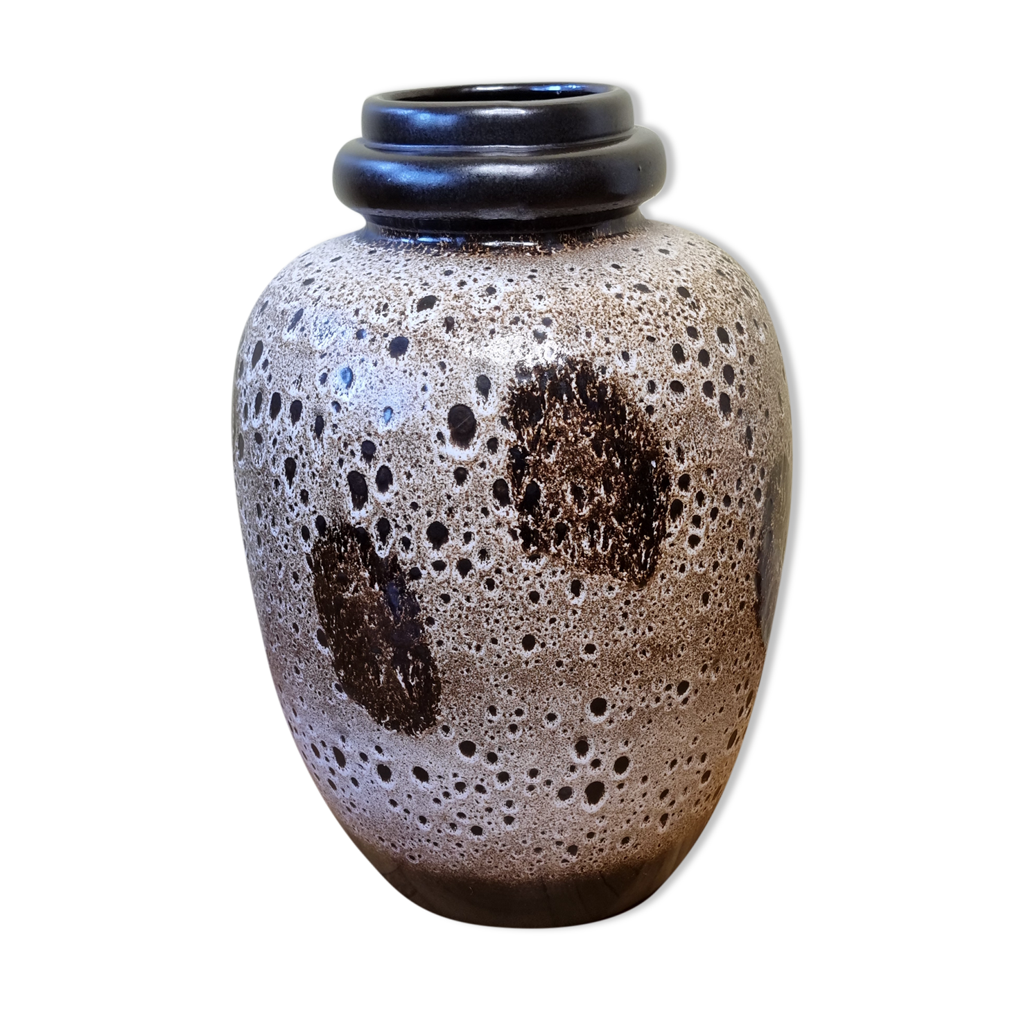 Vase "fat lava" Scheurich West Germany XXL, de forme balustre, 51 cm
