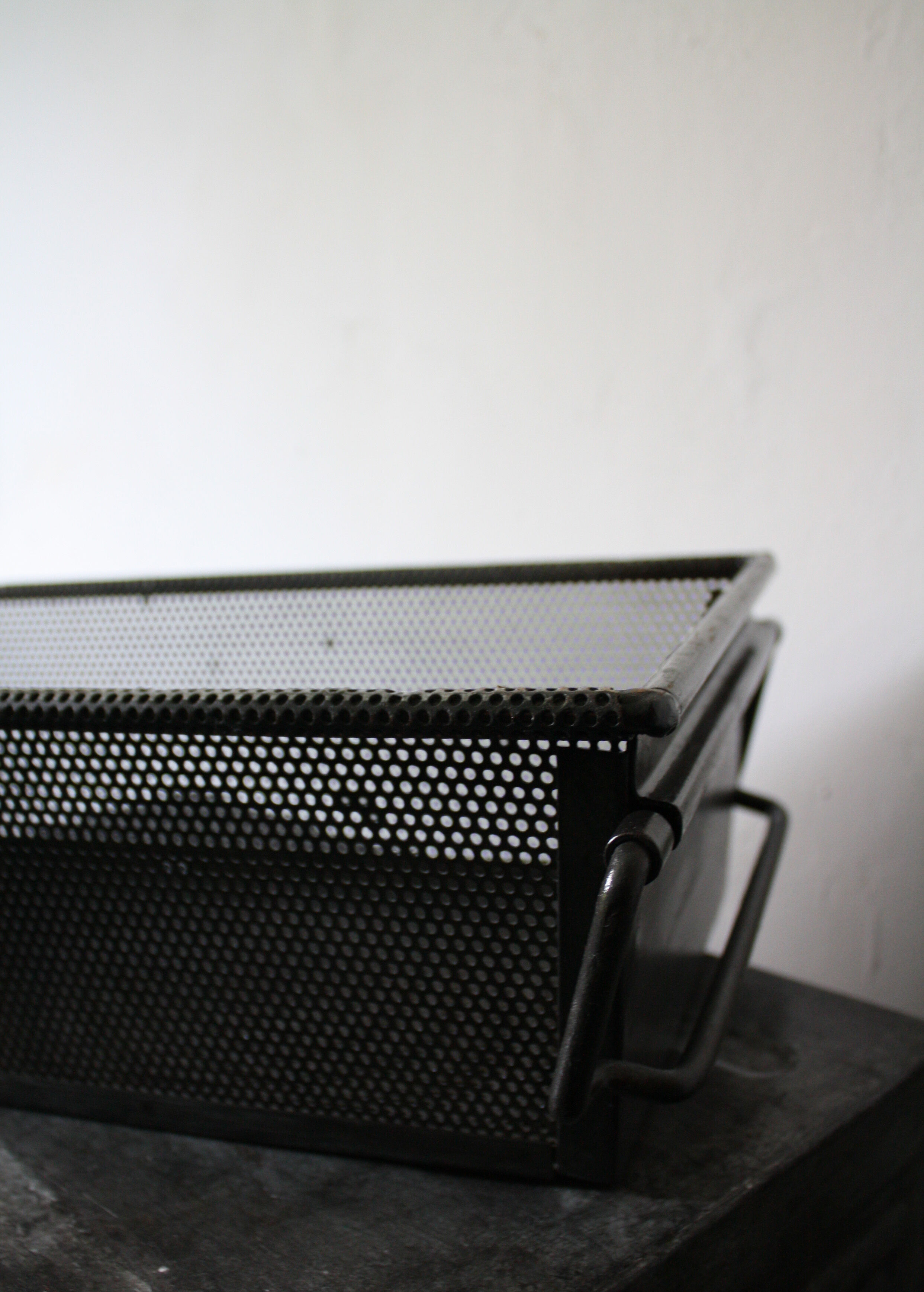 Perforated metal industrial locker