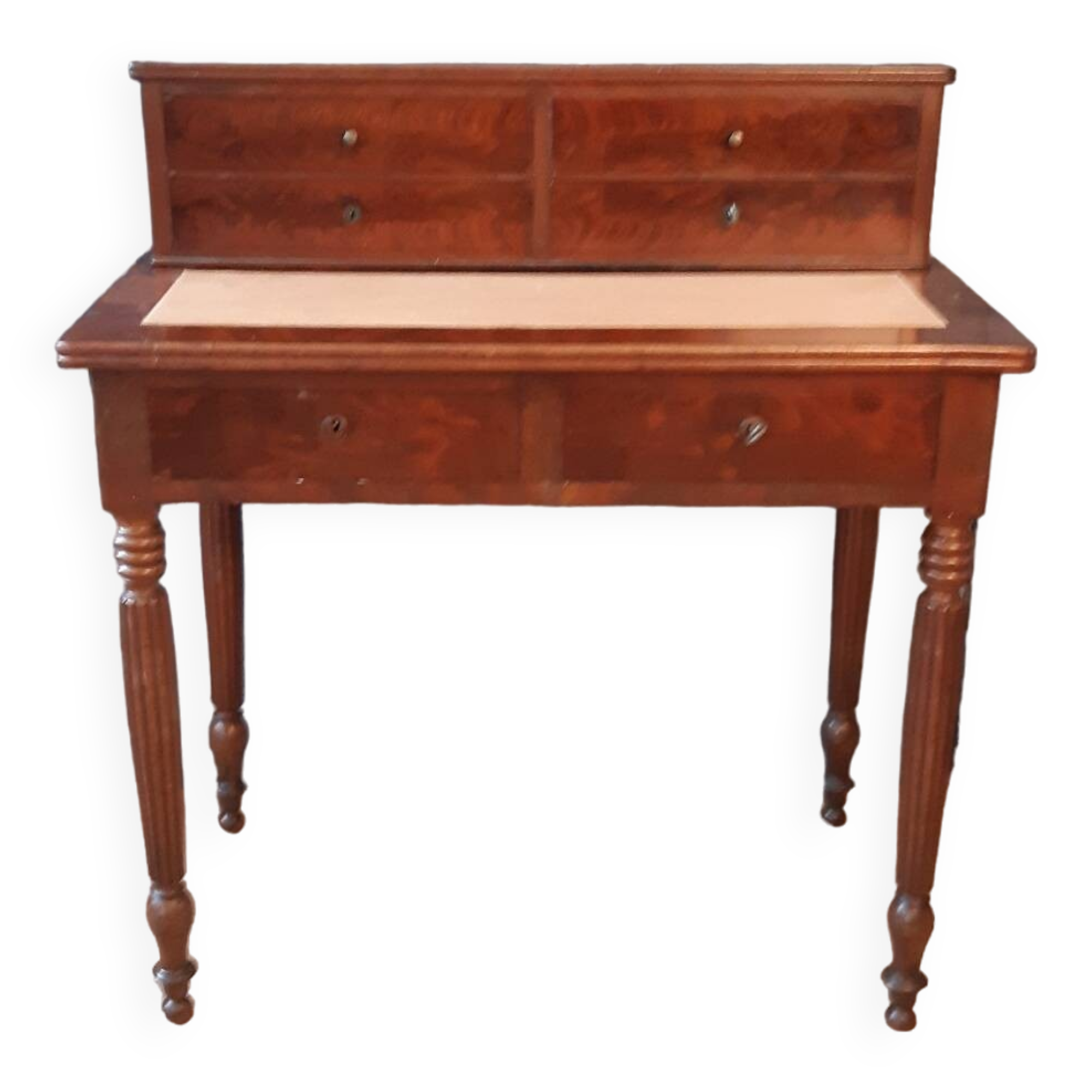 Louis Philippe mahogany stepped desk